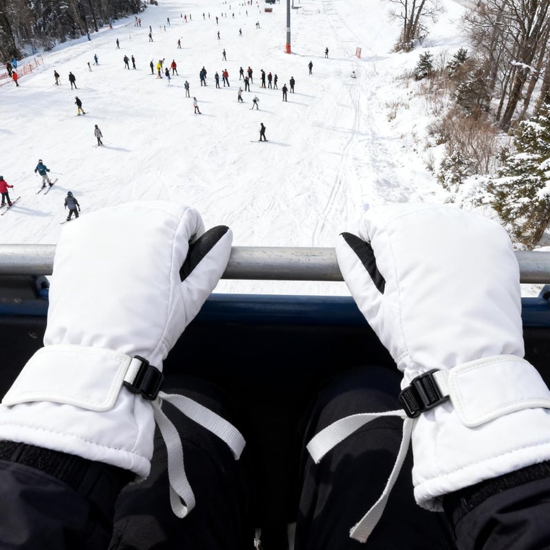 UTOWO Outdoors Winter Ski Mittens for Men Women - Warm Snow Mitts for Cold Weather Non-Slip Water-Repellent Gloves Windproof - Image 5